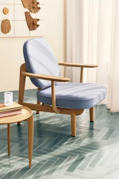 Fred Lænestol, lakeret eg fra Fritz Hansen