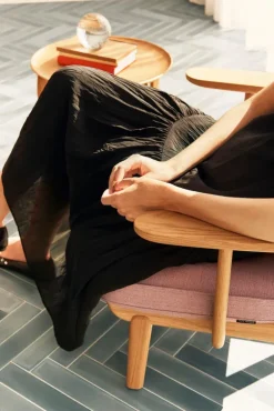 Fred Lænestol, lakeret eg fra Fritz Hansen