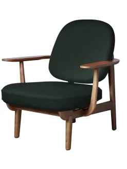 Fred Lænestol, valnødfarvet eg fra Fritz Hansen