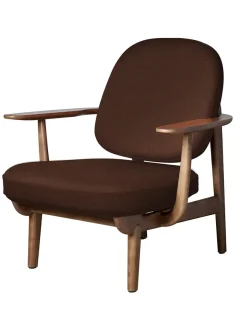 Fred Lænestol, valnødfarvet eg fra Fritz Hansen