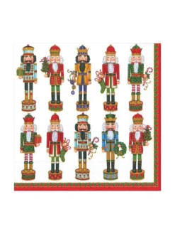 Frokostservietter, nøddeknækker parade, 20 stk. fra Caspari