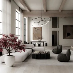 Ghost Chandelier, Big, Burned Black fra 101 Copenhagen