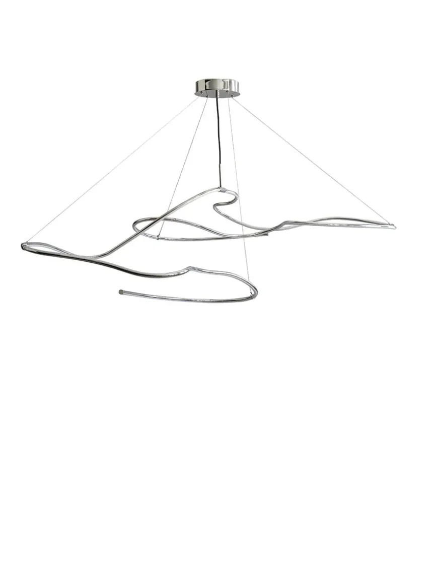 Ghost Chandelier, Big, Chrome fra 101 Copenhagen