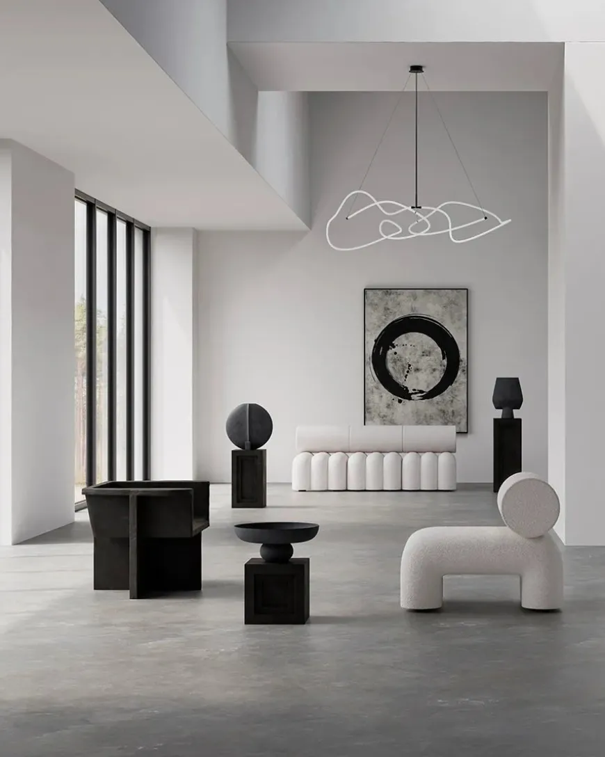 Ghost Chandelier, Big, Chrome fra 101 Copenhagen