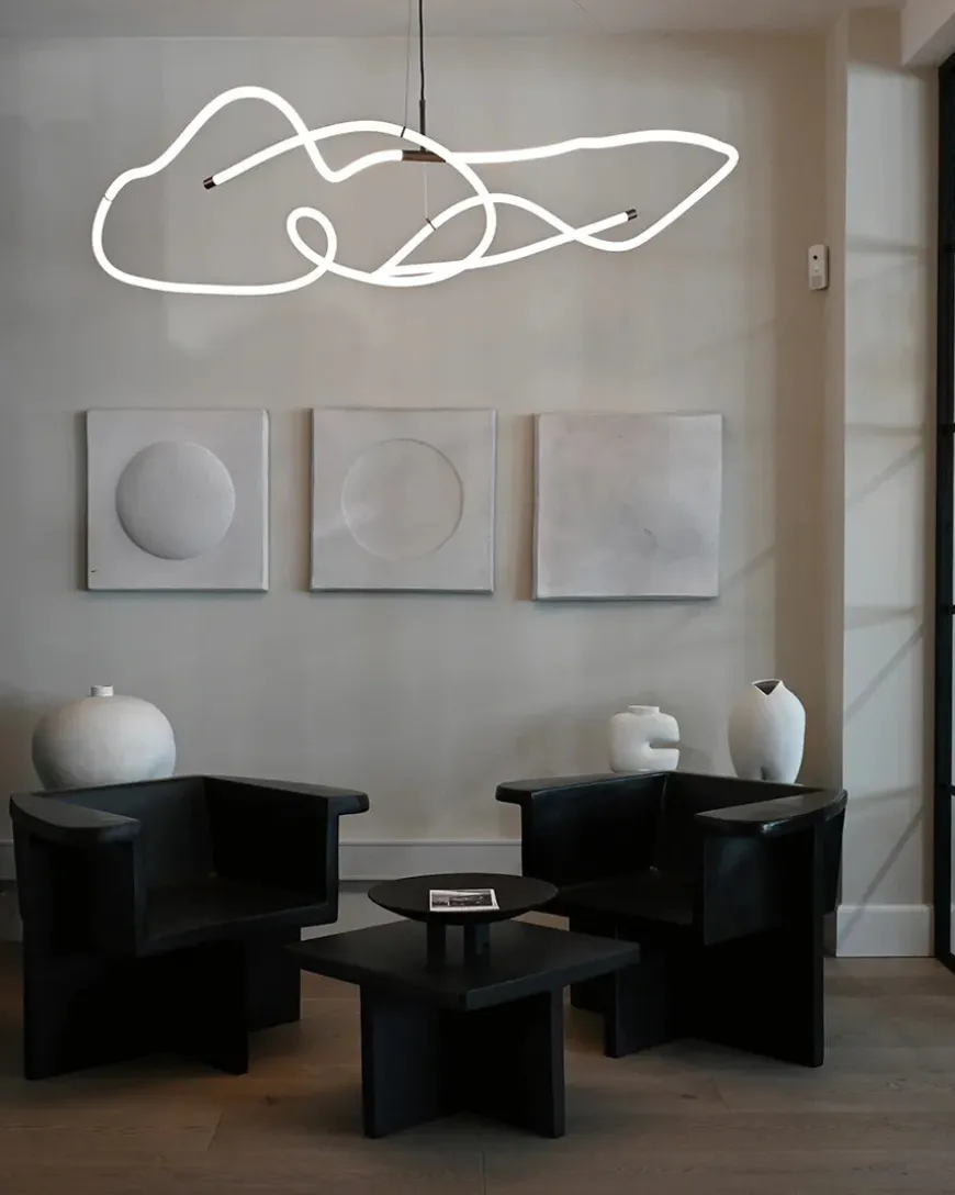 Ghost Chandelier, Big, Chrome fra 101 Copenhagen