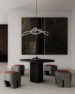 Ghost Chandelier, Mini, Chrome fra 101 Copenhagen