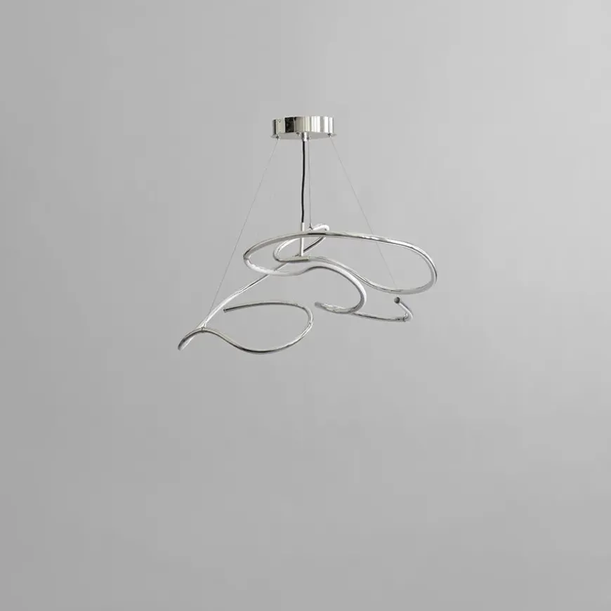 Ghost Chandelier, Mini, Chrome fra 101 Copenhagen