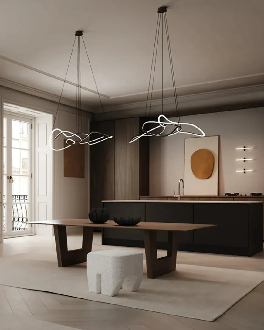 Ghost Chandelier, Mini, Chrome fra 101 Copenhagen