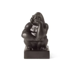 Gorilla med hånden mod kinden fra Royal Copenhagen