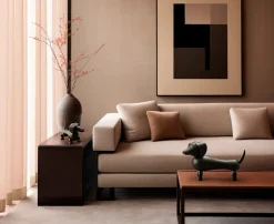 Gravhund mørkbejdset, lille af Kay Bojesen