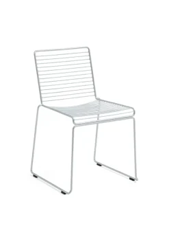 Hee Dining Chair, hot galvanised fra Hay