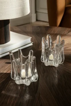 Holo Tealight Candleholder, Clear fra Ferm Living