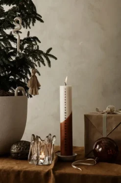 Holo Tealight Candleholder, Clear fra Ferm Living