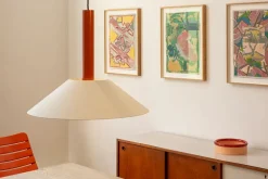 Hook pendant small, orange fra Nine