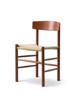 J39 Folkestolen, heritage red af Børge Mogensen