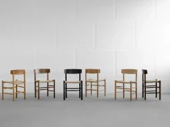 J39 Folkestolen, indigo blue af Børge Mogensen