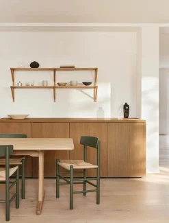 J39 Folkestolen, sortlakeret bøg af Børge Mogensen