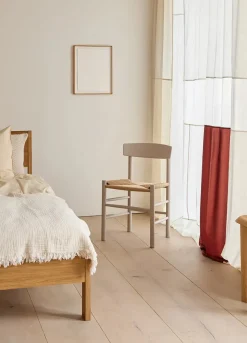 J39 Folkestolen, sortlakeret bøg af Børge Mogensen