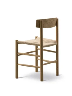 J39 Folkestolen, sortlakeret eg af Børge Mogensen