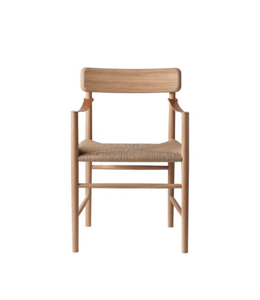 J186 Hesberg spisebordsstol, olieret eg fra FDB Møbler