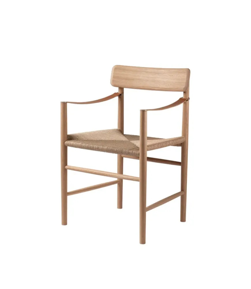 J186 Hesberg spisebordsstol, olieret eg fra FDB Møbler