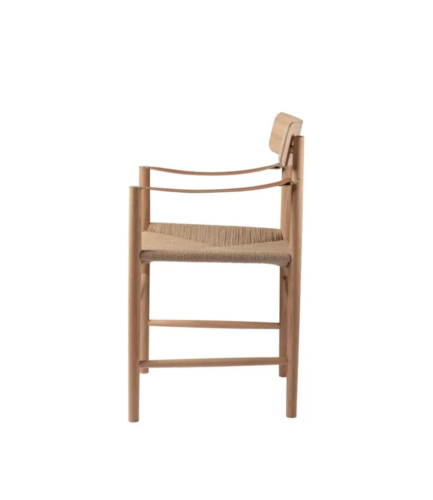 J186 Hesberg spisebordsstol, olieret eg fra FDB Møbler