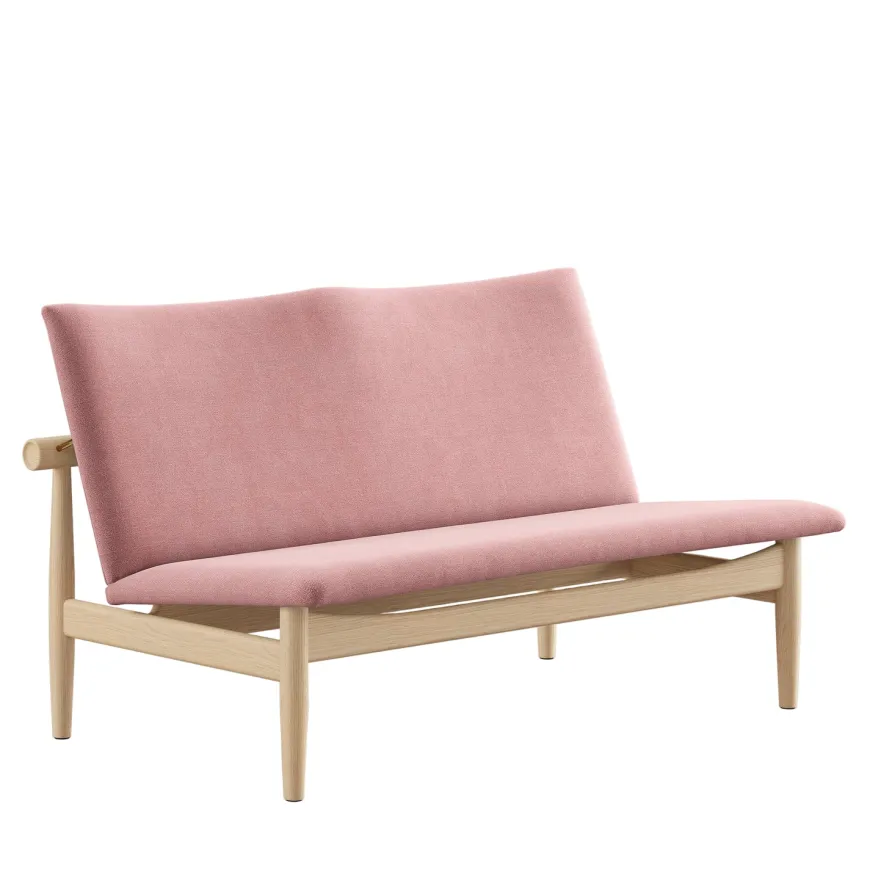 Japan 2 pers. sofa, eg klar olie af Finn Juhl