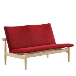 Japan 2 pers. sofa, eg klar olie af Finn Juhl
