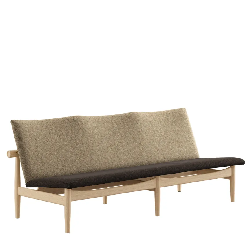 Japan 3 pers. sofa, eg olie af Finn Juhl
