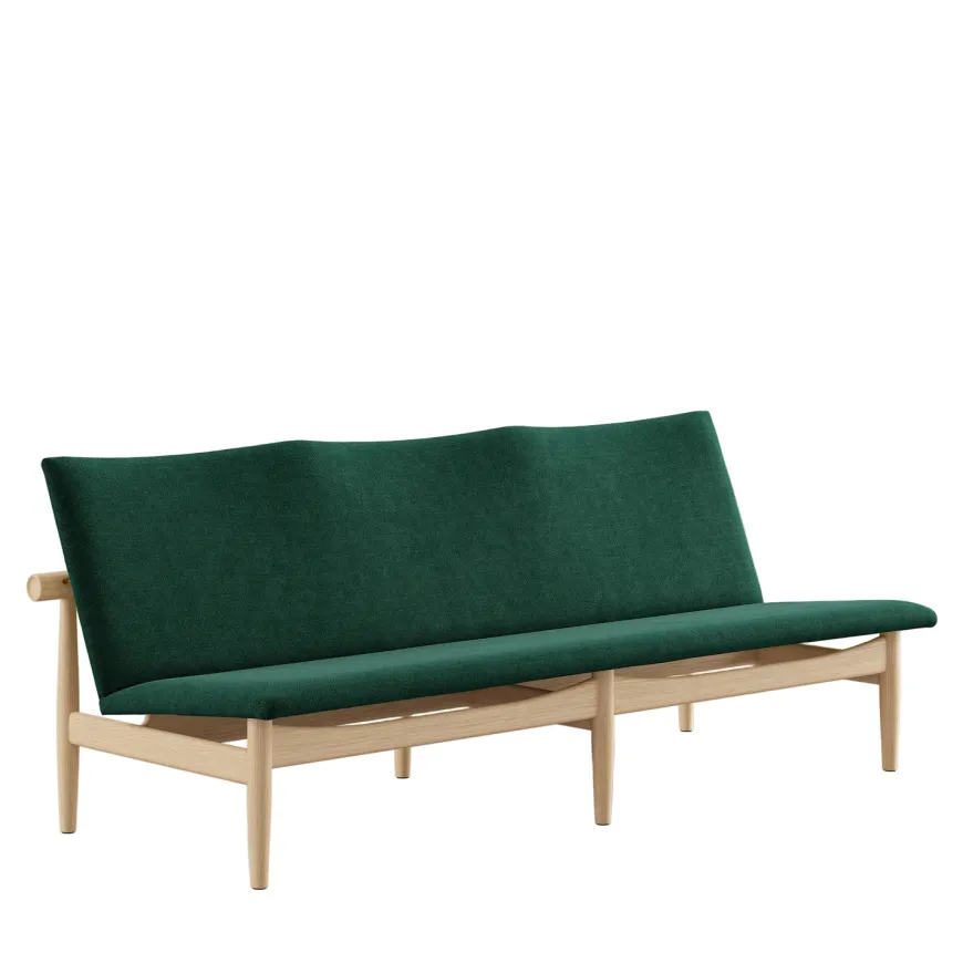 Japan 3 pers. sofa, eg olie af Finn Juhl