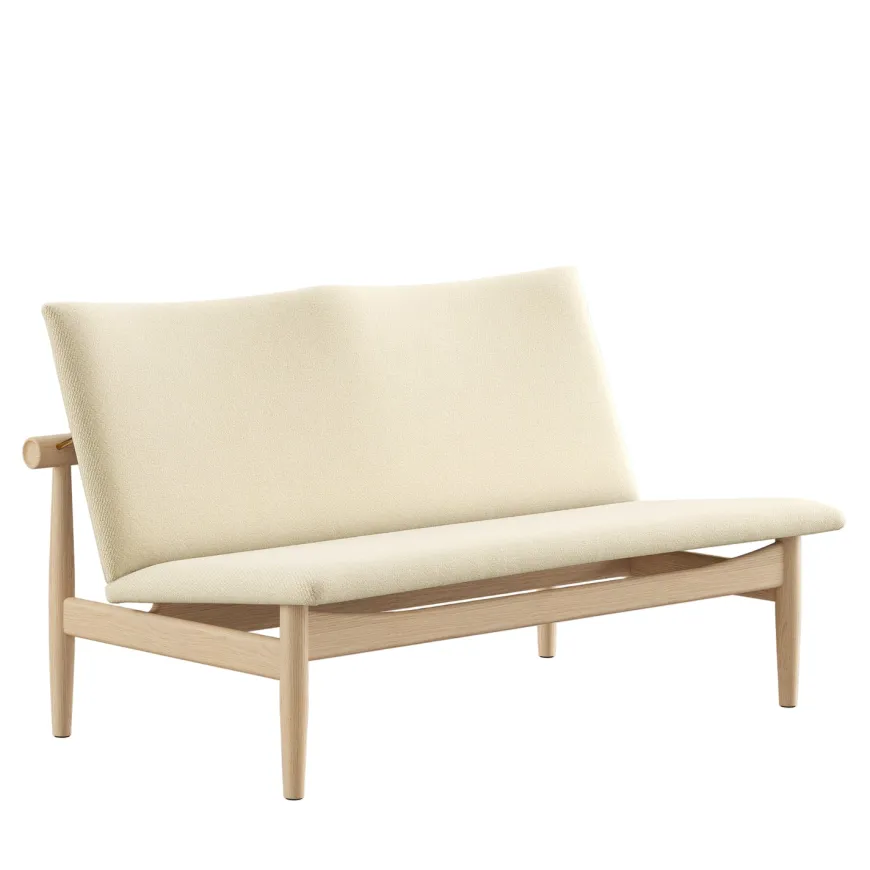 Japan 2 pers. sofa, eg olie af Finn Juhl