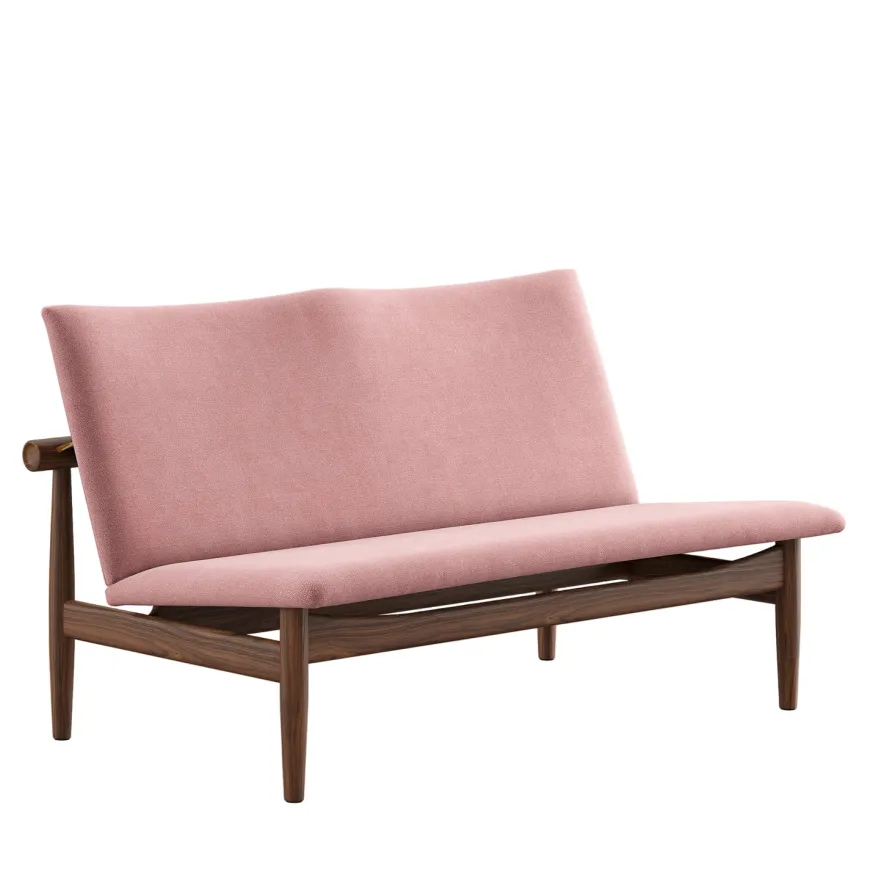 Japan 2 pers. sofa, valnød af Finn Juhl