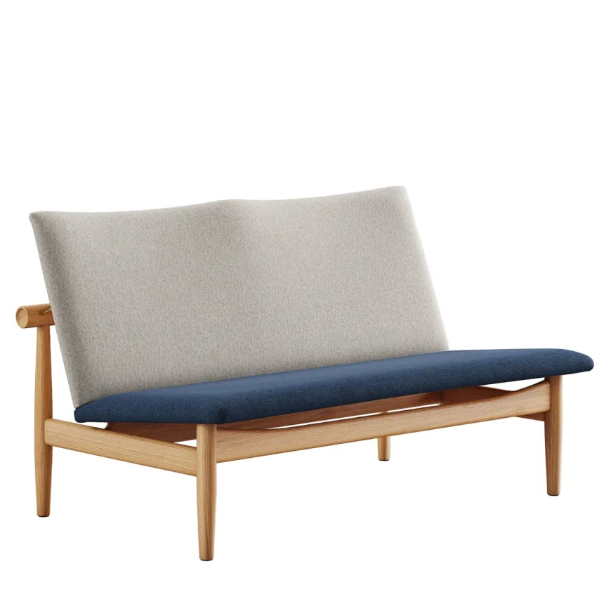 Japan 2 pers. sofa, valnød af Finn Juhl