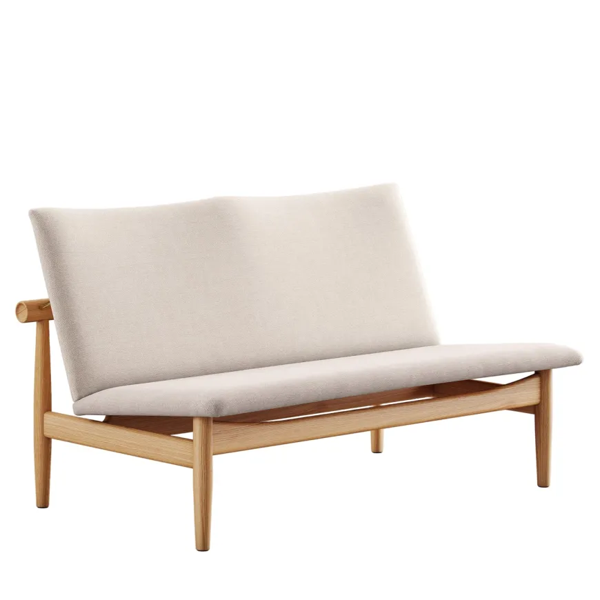 Japan 2 pers. sofa, valnød af Finn Juhl