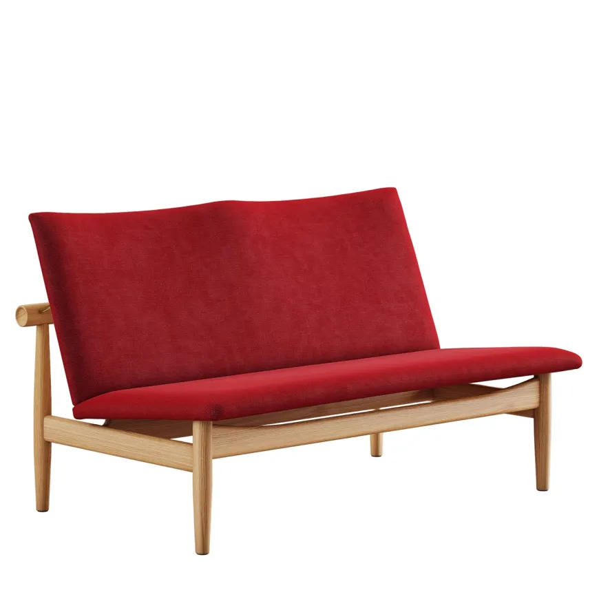 Japan 2 pers. sofa, valnød af Finn Juhl