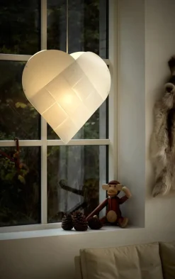 Julelampe, hjerte fra Le Klint