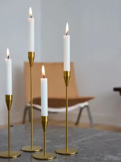 Jupiter Lysestage, messing fra Piet Hein