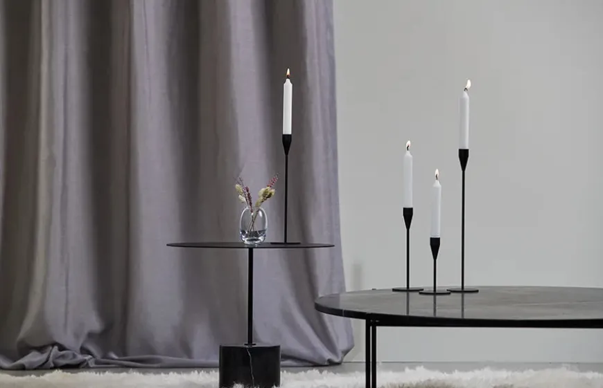 Jupiter Lysestage, messing fra Piet Hein