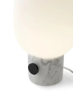 JWDA Table Lamp, red travertine stone fra Audo Copenhagen
