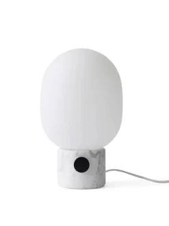 JWDA Table Lamp, red travertine stone fra Audo Copenhagen