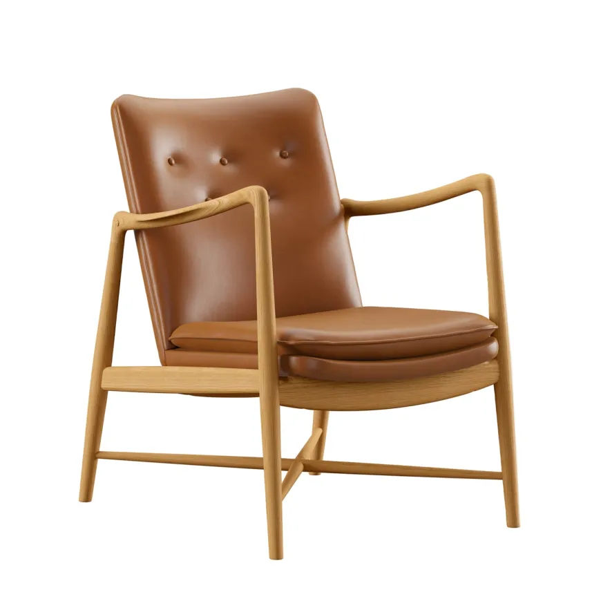 Kaminstolen, valnød af Finn Juhl