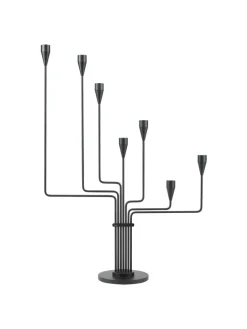 Karlsvognen Table Lysestage, rød fra Piet Hein