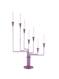 Karlsvognen Table Lysestage, rød fra Piet Hein