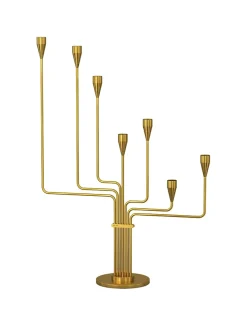 Karlsvognen Table Lysestage, rød fra Piet Hein