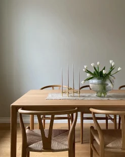 Kertelys til Nagel Lysestage, sart rosa fra STOFF Nagel