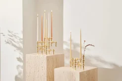 Kertelys til Nagel Lysestage, sand fra STOFF Nagel