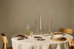 Kertelys til Nagel Lysestage, sand fra STOFF Nagel