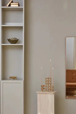 Kertelys til Nagel Lysestage, latte fra STOFF Nagel