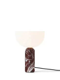 Kizu Bordlampe Small, Grey Marble fra New Works