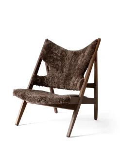 Knitting Lounge Chair, Sheepskin fra Audo Copenhagen